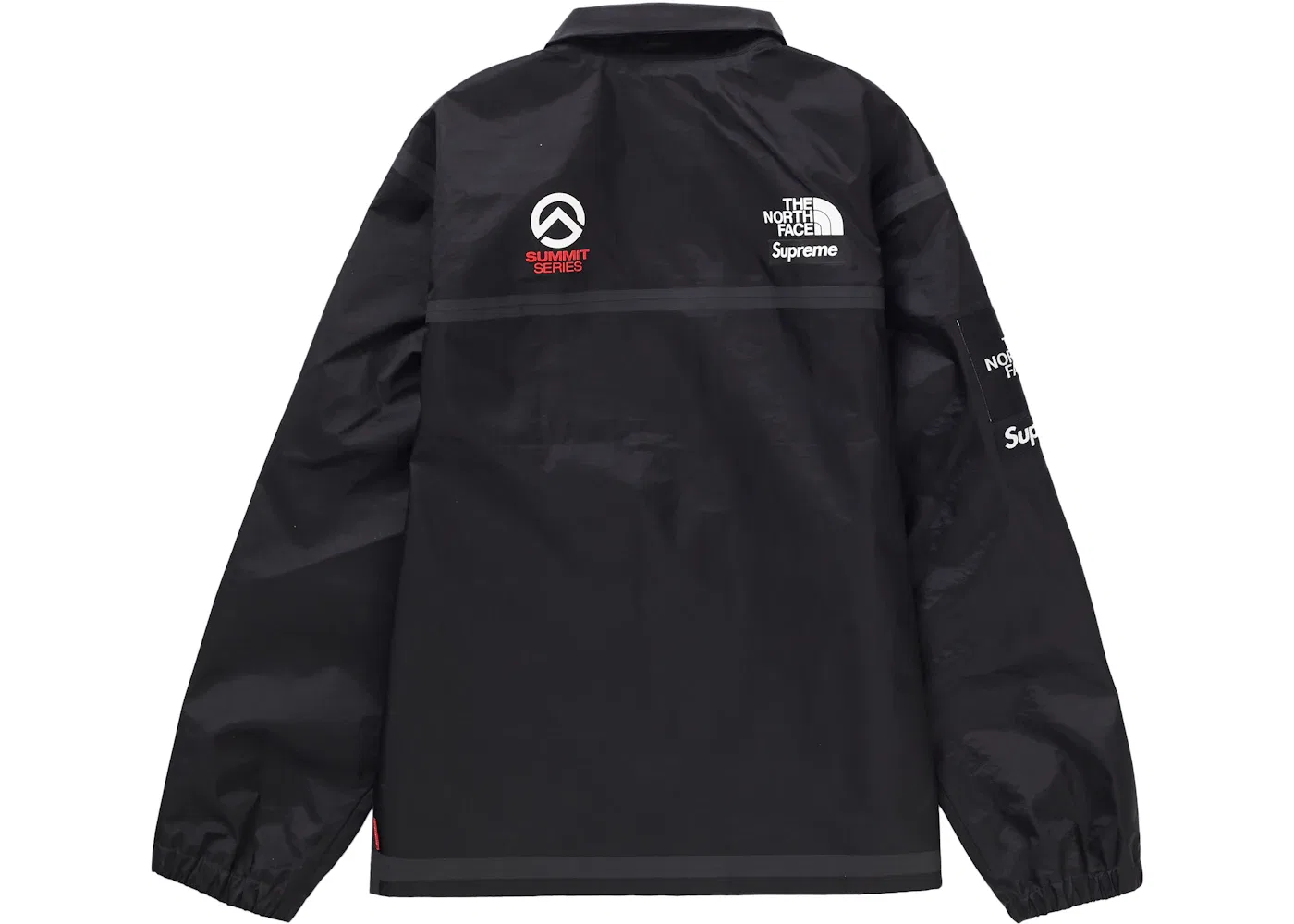 Мужская куртка с водоотталкивающей проклейкой швов Supreme The North Face Summit Series Outer Tape Seam Coaches Jacket, Black — фото 3