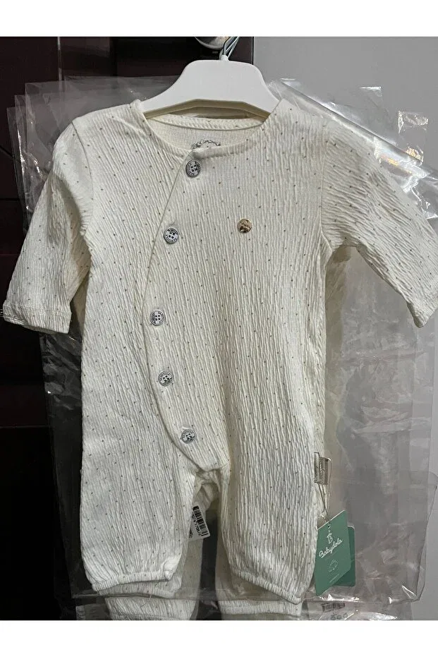 Детский комбинезон для девочек хлопковый Babydola, Brown — фото 4