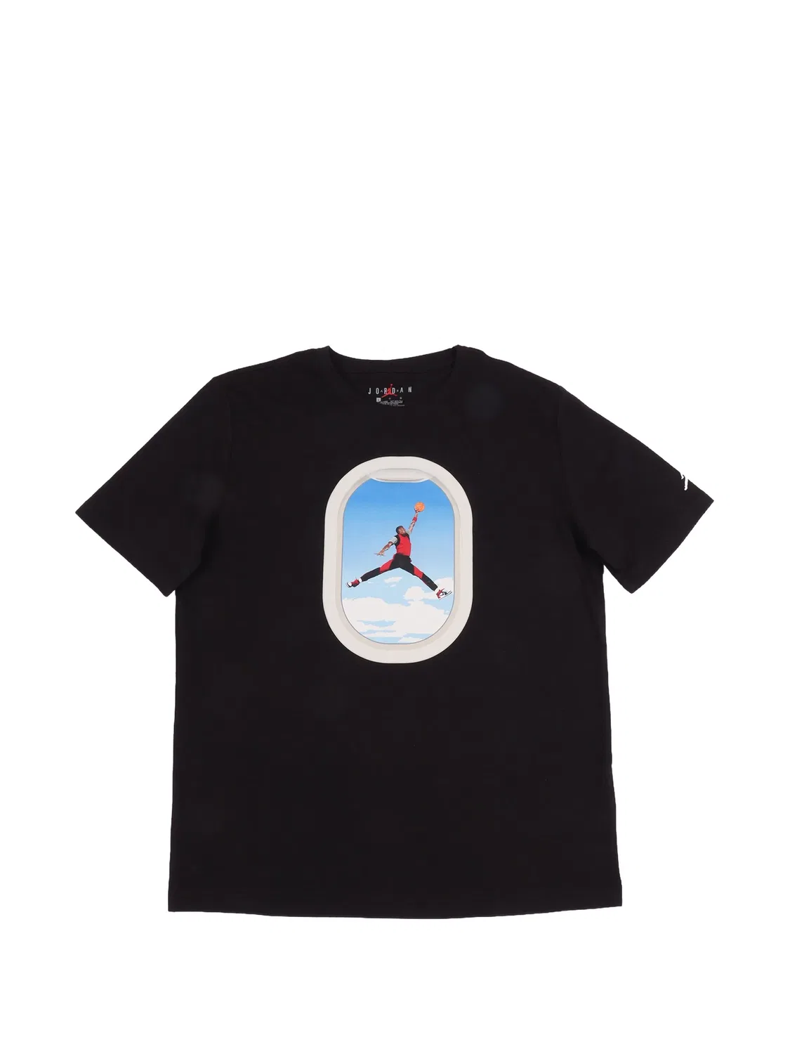 Футболка с графичным принтом Jordan Kids, черный