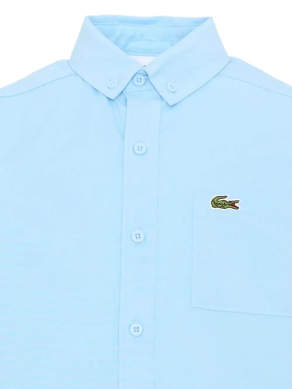 Рубашка с нашивкой-логотипом Lacoste Kids, синий — фото 3