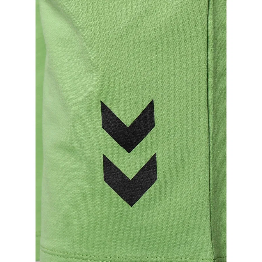 Детские спортивные шорты с принтом Regular Fit Hummel, Зеленый — фото 2