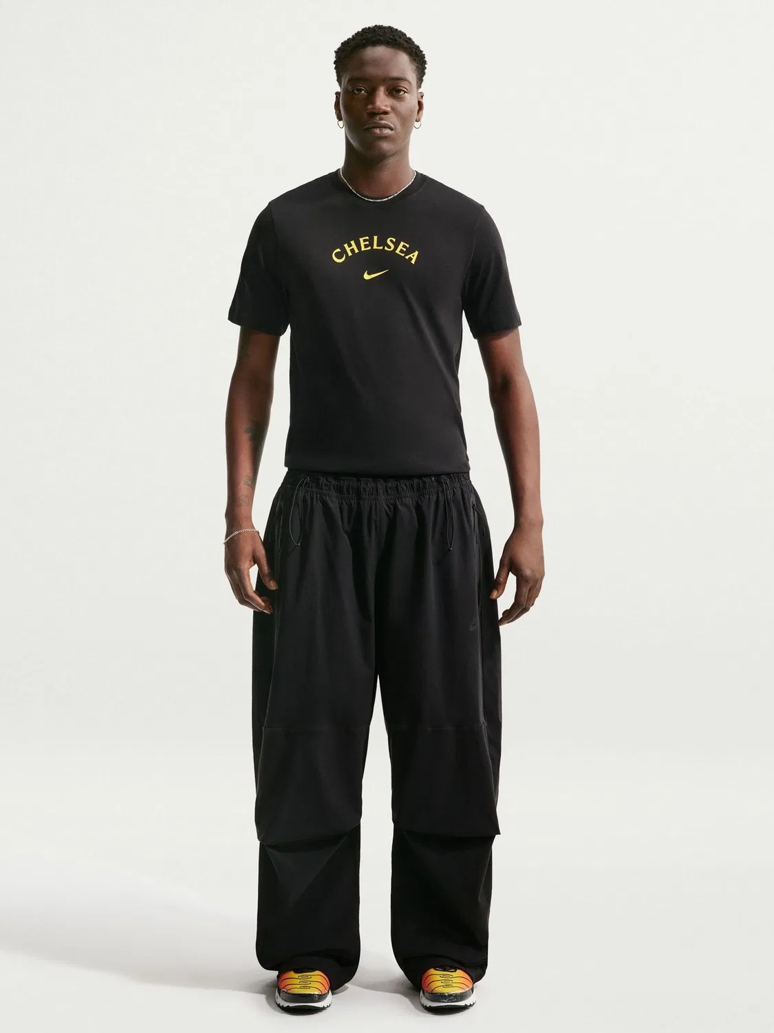 Футболка с логотипом Chelsea FC Nike, черный