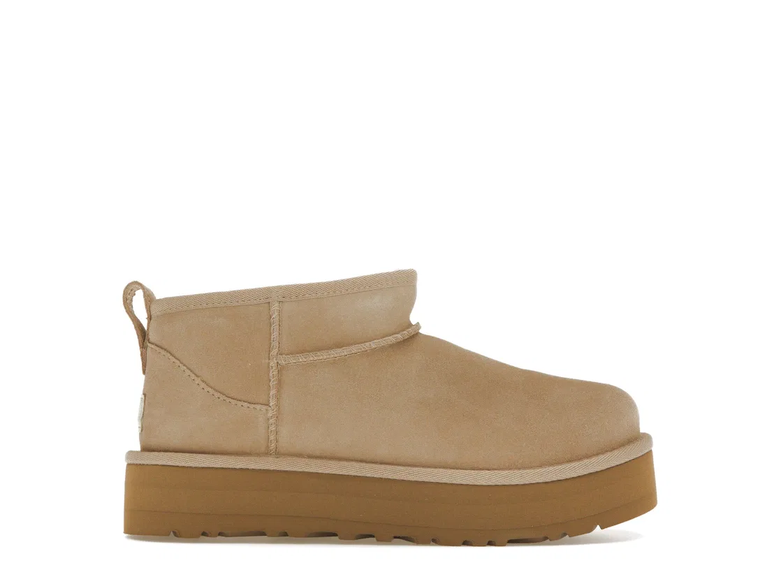 Детские ботинки с платформой UGG Classic Ultra Mini Platform Boot, Sand