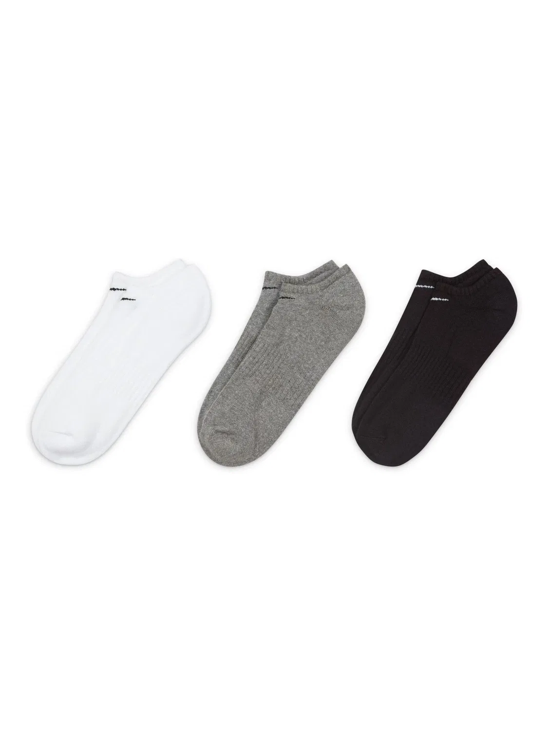 Носки повседневные Nike Everyday Cushioned, серый/черный/белый — фото 2