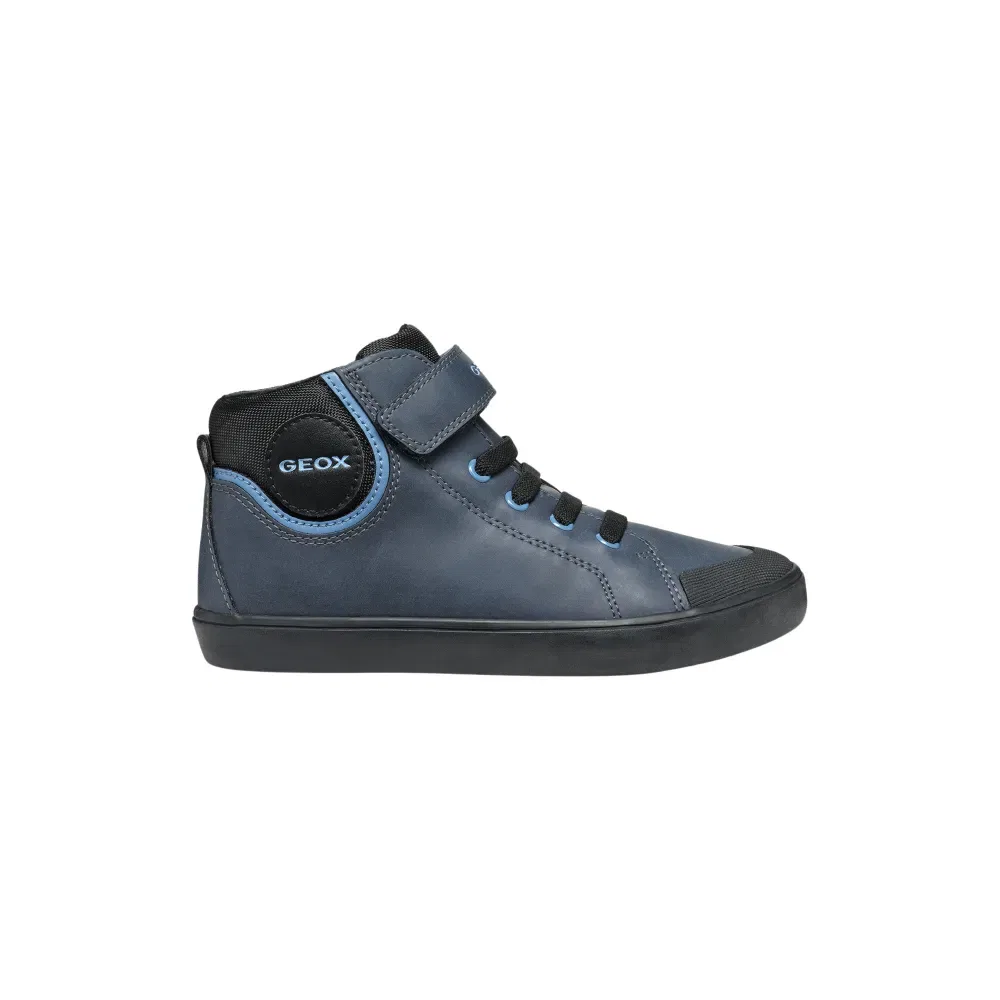 Детские кроссовки для мальчиков с высоким верхом Gisli C Geox, Blue