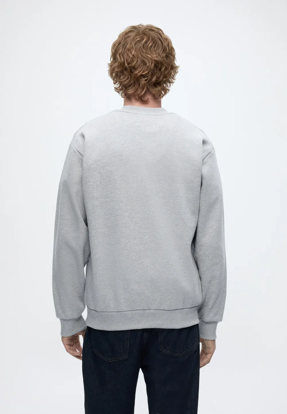 Толстовка Lacoste Silver Chine, унисекс, однотонная, серая — фото 3
