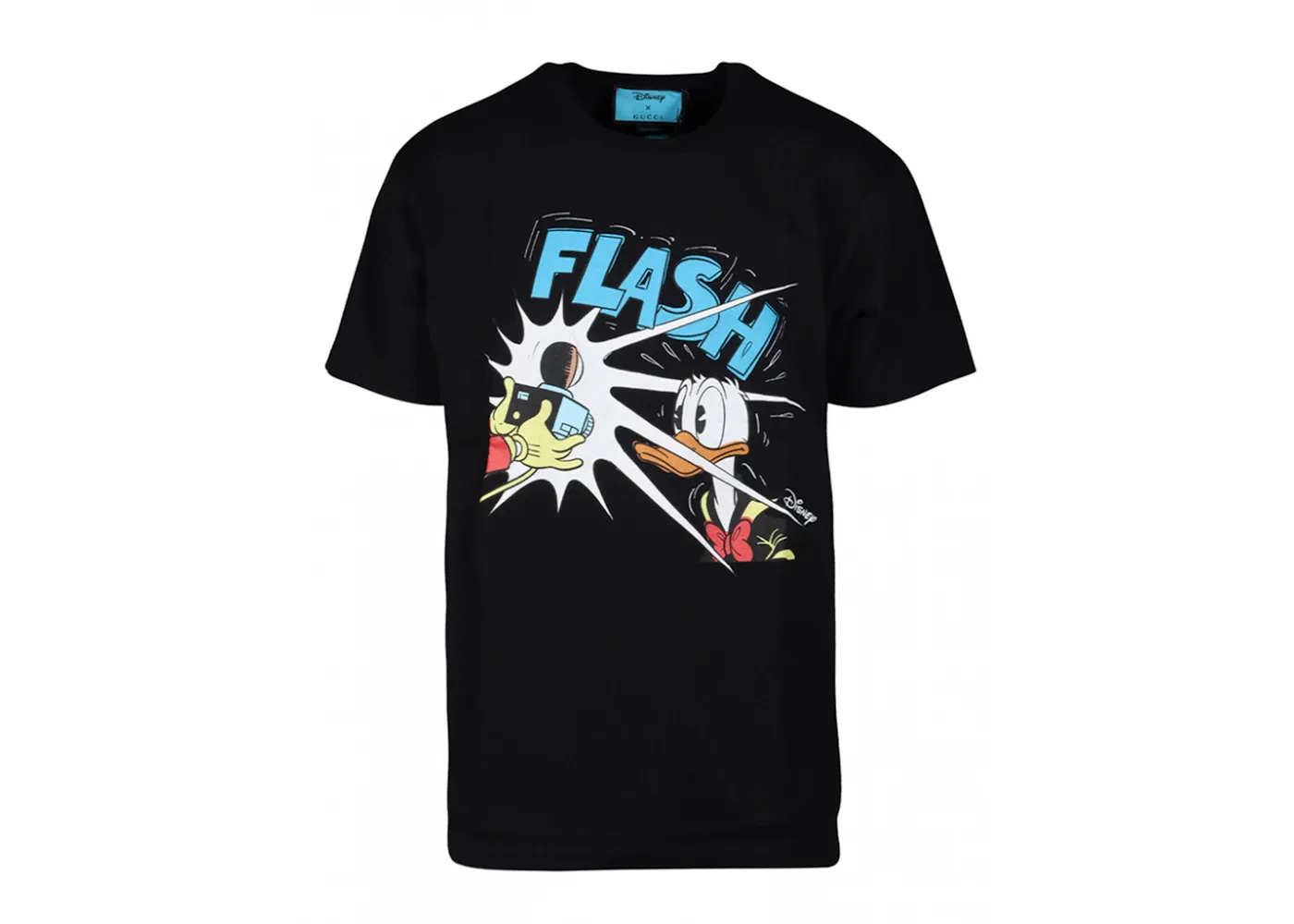 Мужская футболка с принтом Donald Duck Gucci, Black/Multi