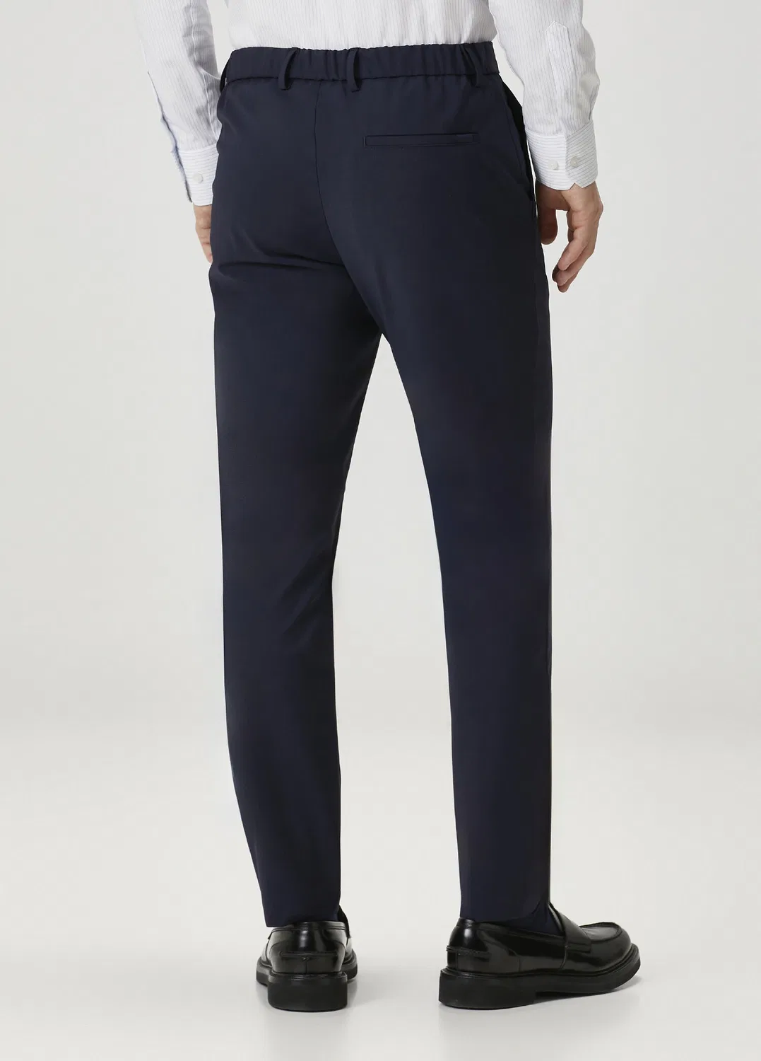 Брюки slim fit Boss, navy — фото 3
