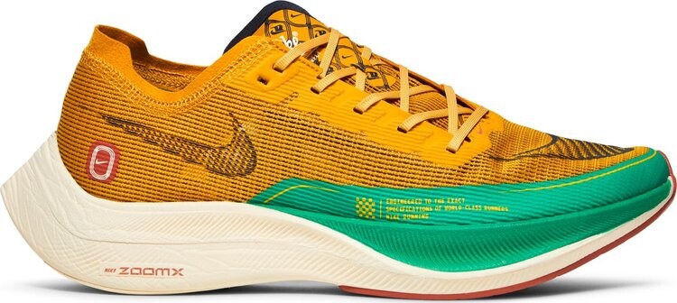 Кроссовки Nike ZoomX Vaporfly NEXT% 2 'Dark Sulfur Stadium Green', желтый — фото 2