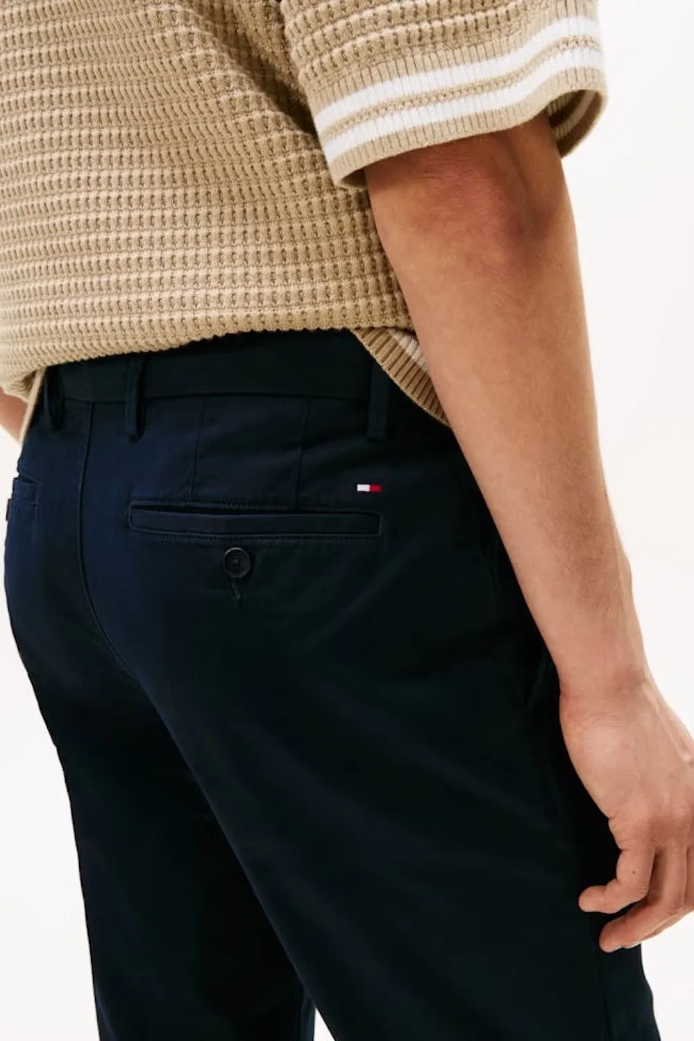 Брюки чиносы из органического хлопка Denton Tommy Hilfiger, темно-синий — фото 3