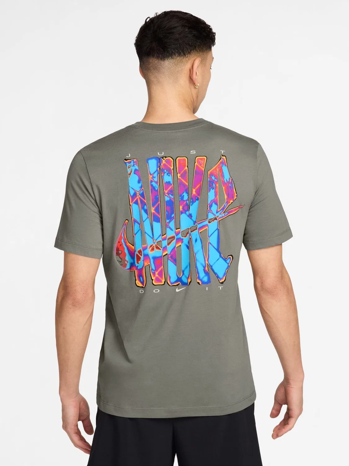 Футболка тренировочная Nike Thermal, зеленая — фото 2