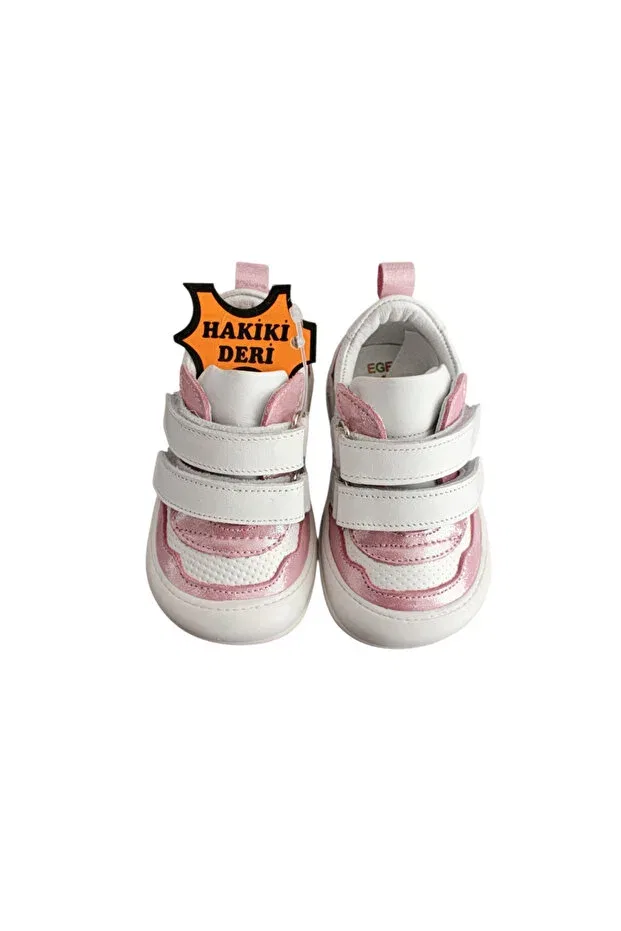Детские туфли для девочек с ортопедической стелькой Alba Kids, White — фото 3