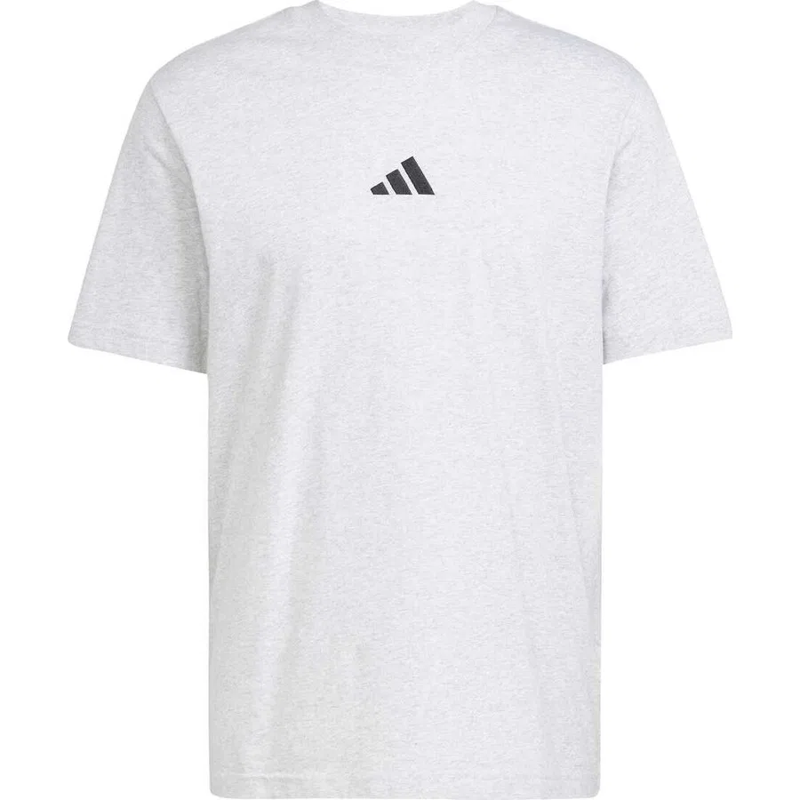 Футболка с длинным рукавом Essentials Small Logo Single Jersey adidas, Серый — фото 4
