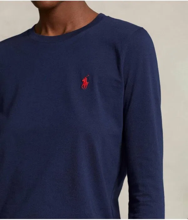 Женская рубашка с длинным рукавом Polo Ralph Lauren, Blu Marino — фото 4