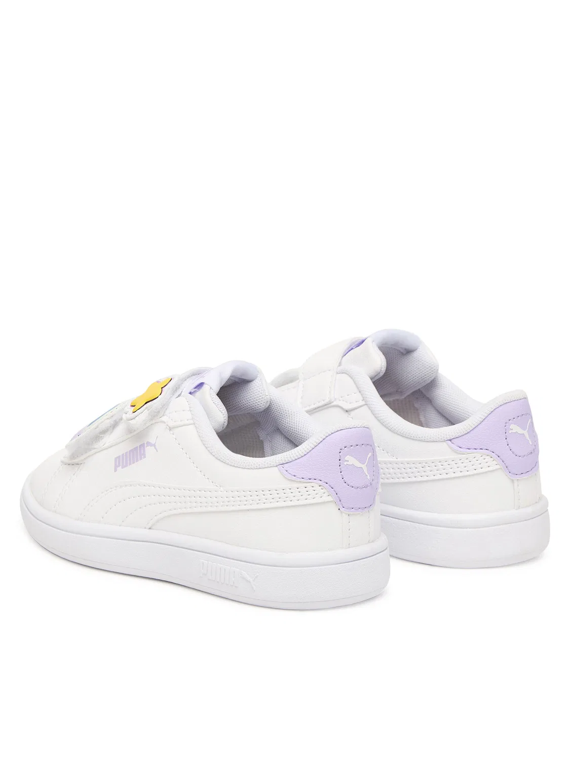 Кроссовки для девочки Smash Badges Puma, белый — фото 3