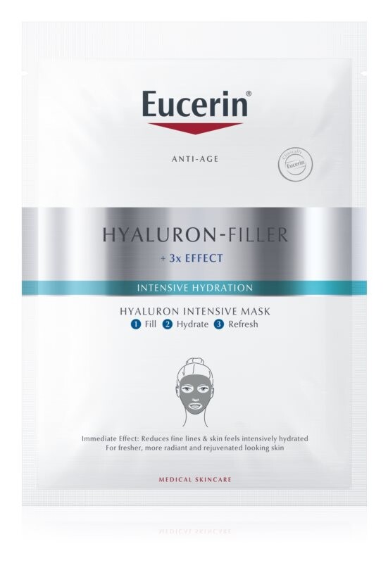 

Интенсивная гиалуроновая маска Eucerin Hyaluron-Filler + 3x Effect