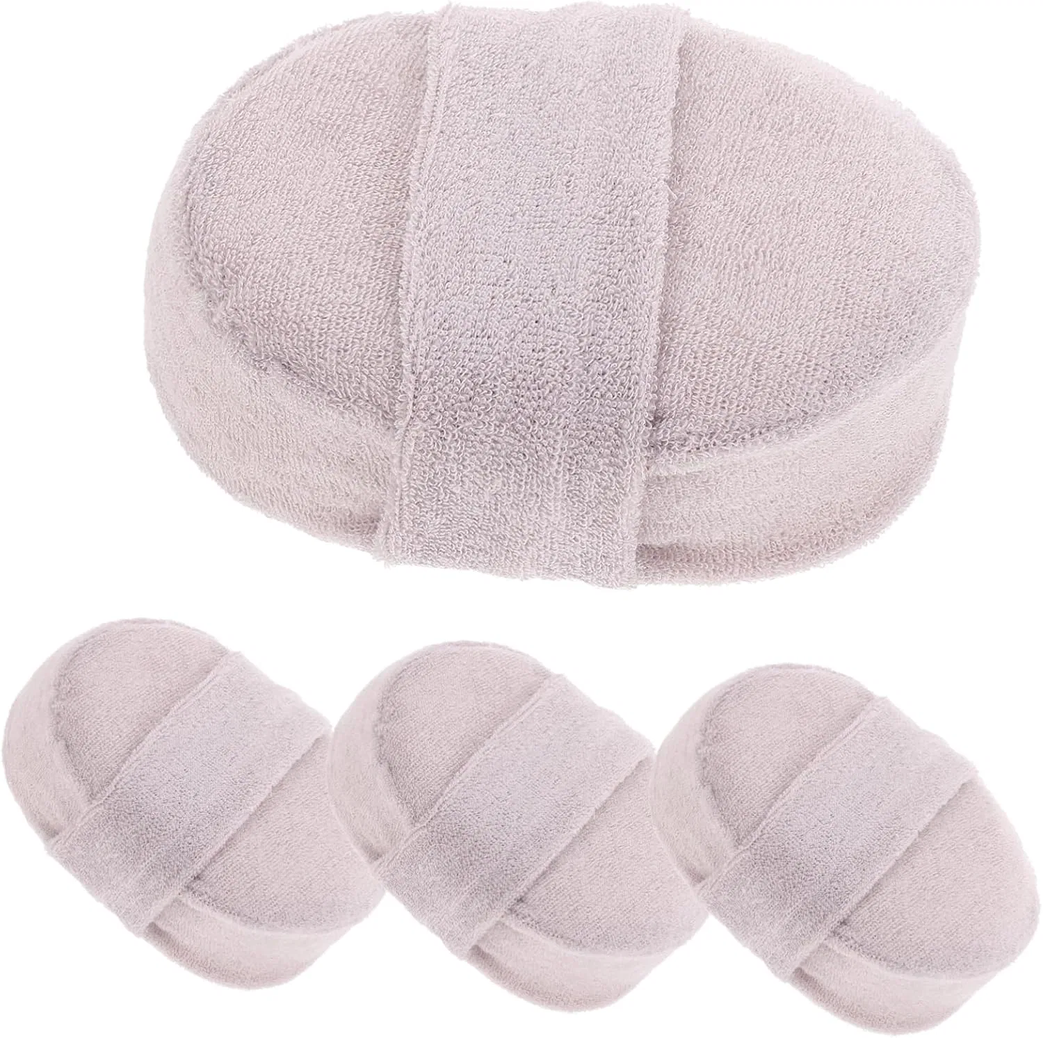 Набор мочалок для пилинга Healeved, 4 шт, 14.5x10.5x4.5 см