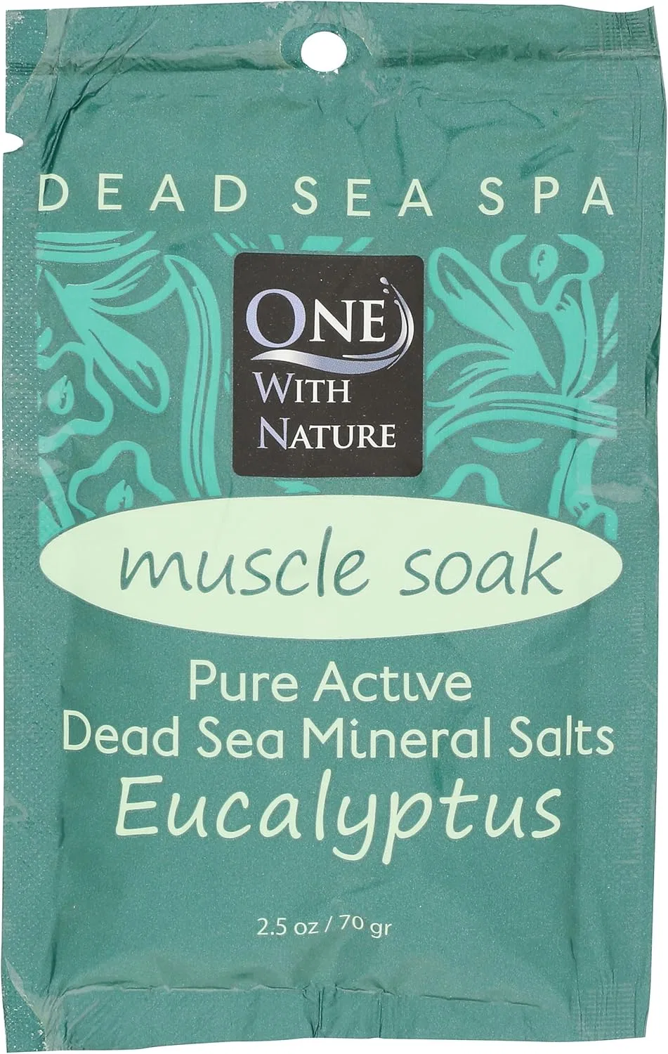 Соль для ванн Muscle Soothing Eucalyptus, One With Nature, 2.5 г