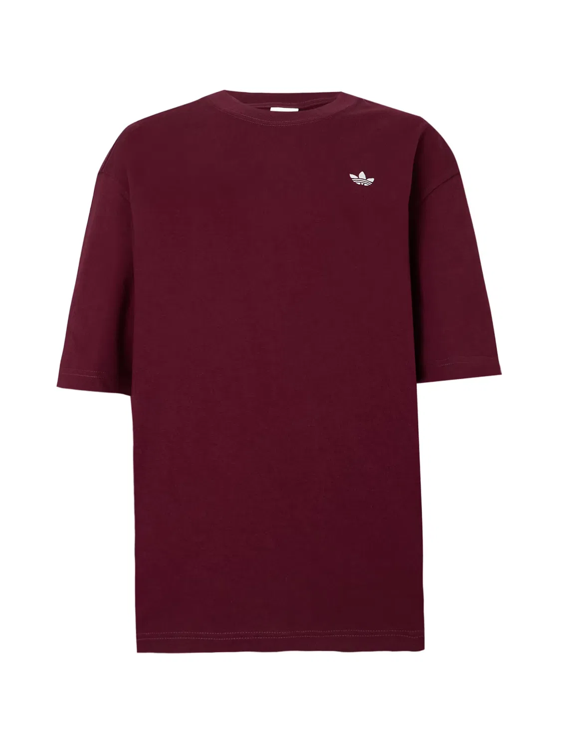 Рубашка оверсайз Adidas Originals Essentials красного цвета