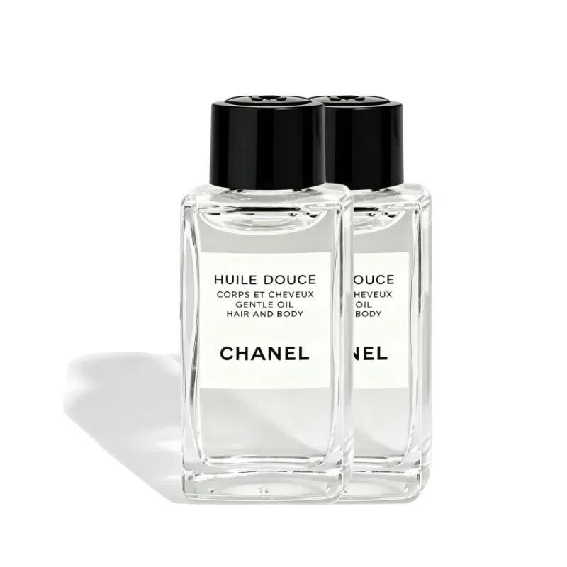 Набор пробников масла для тела CHANEL, 4 мл x 2, ЧЕРНЫЙ