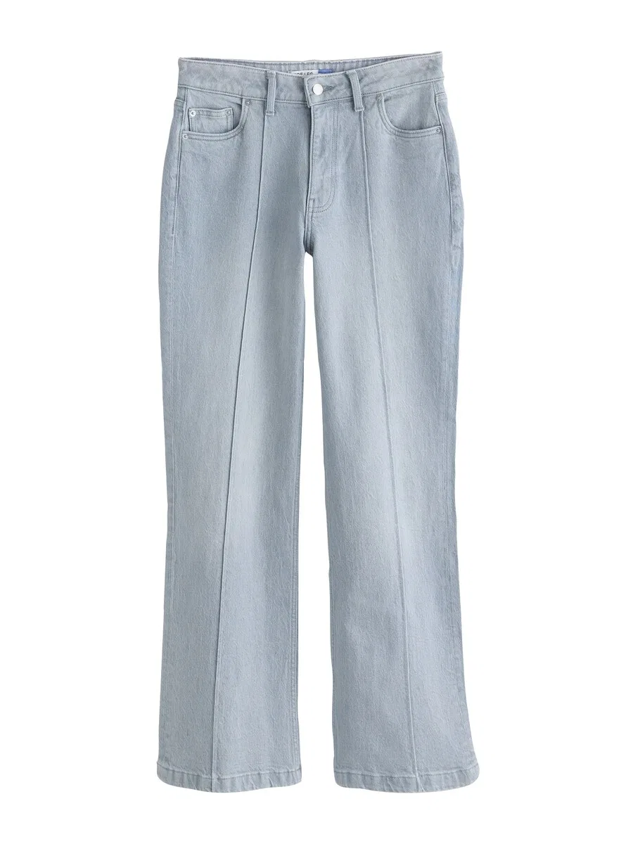 Джинсы Next Wide leg серого цвета