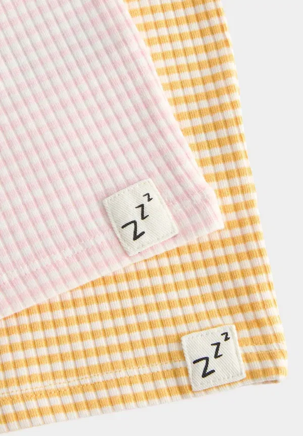 Комплект пижамный из 2 предметов, хлопок, Henley, Set 2 pack, Marks & Spencer, Yellow Mix, желтый — фото 2