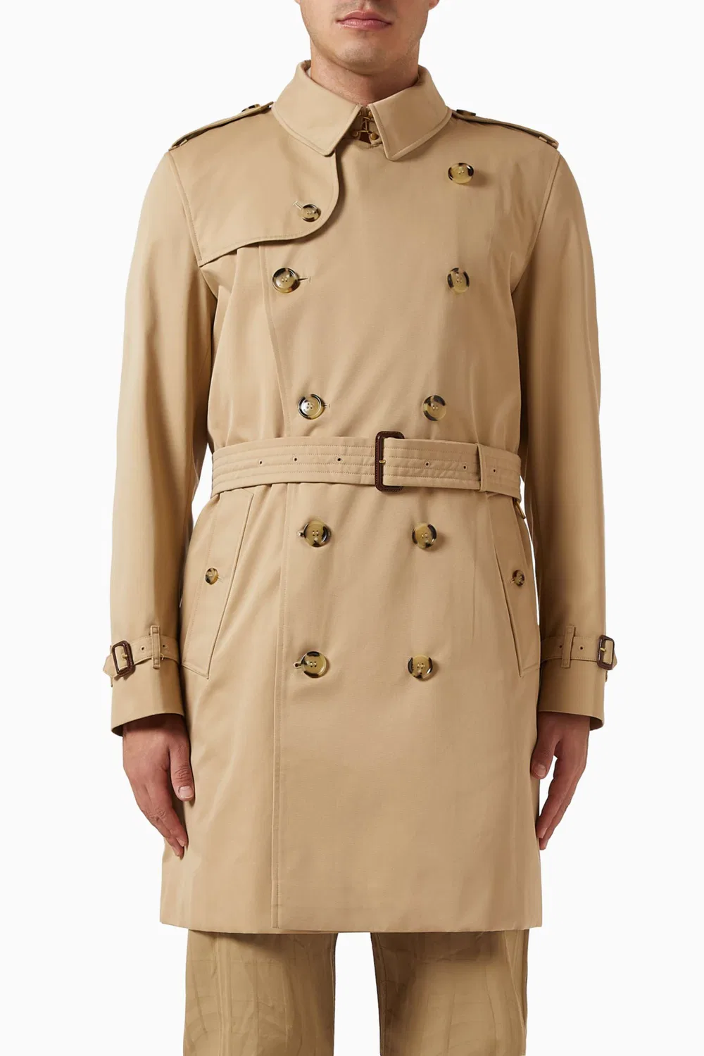 Плащ-тренч средней длины Kensington Heritage Burberry