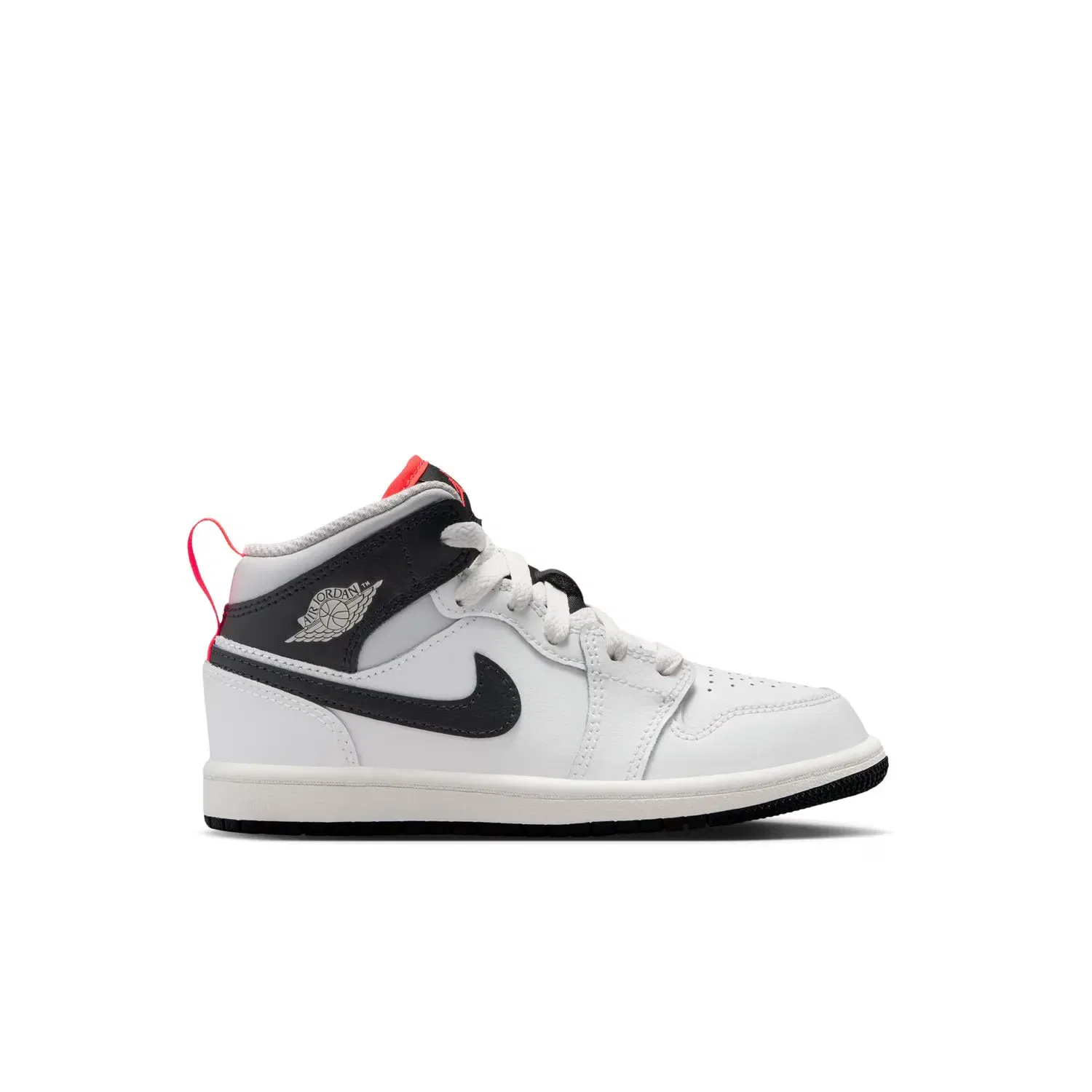 Детские кроссовки для мальчиков с принтом Jordan 1 MID (PS), Jordan, Blanco