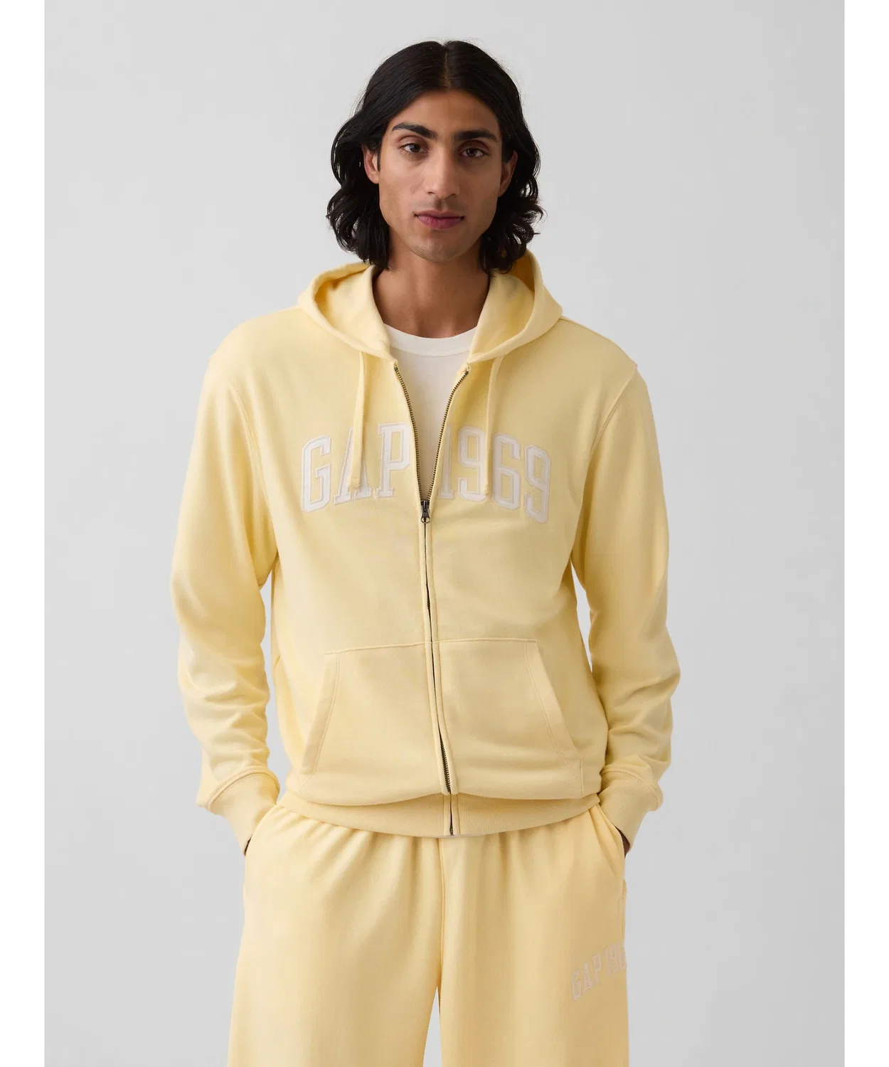 Мужская худи с длинным рукавомGAP1969 GAP, Yellow