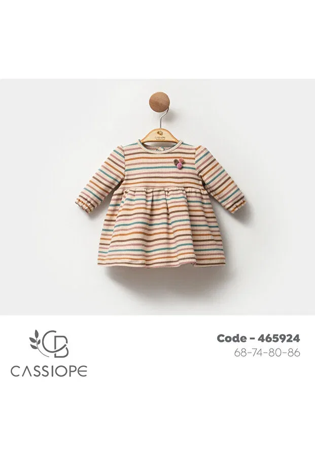 Детское платье для девочек с длинным рукавом Cassiope, Beige
