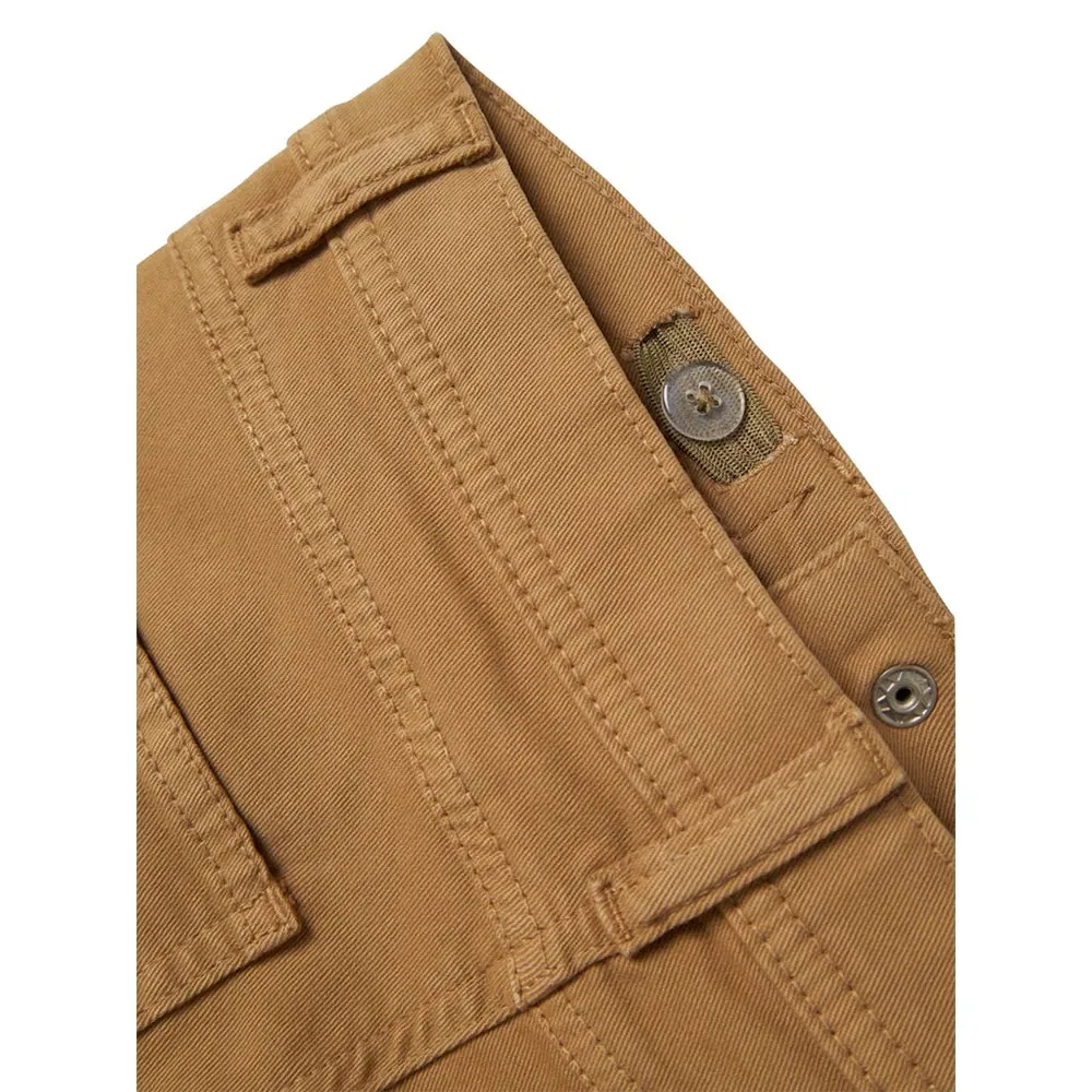 Брюки Ryan Straight Fit Twill Name It, коричневый — фото 4