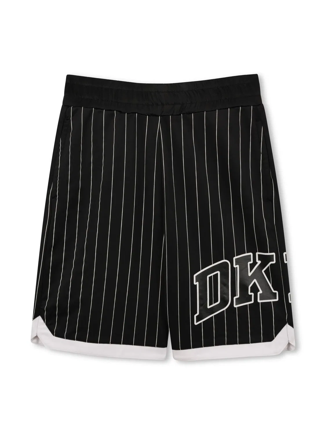 Шорты в полоску DKNY, черный