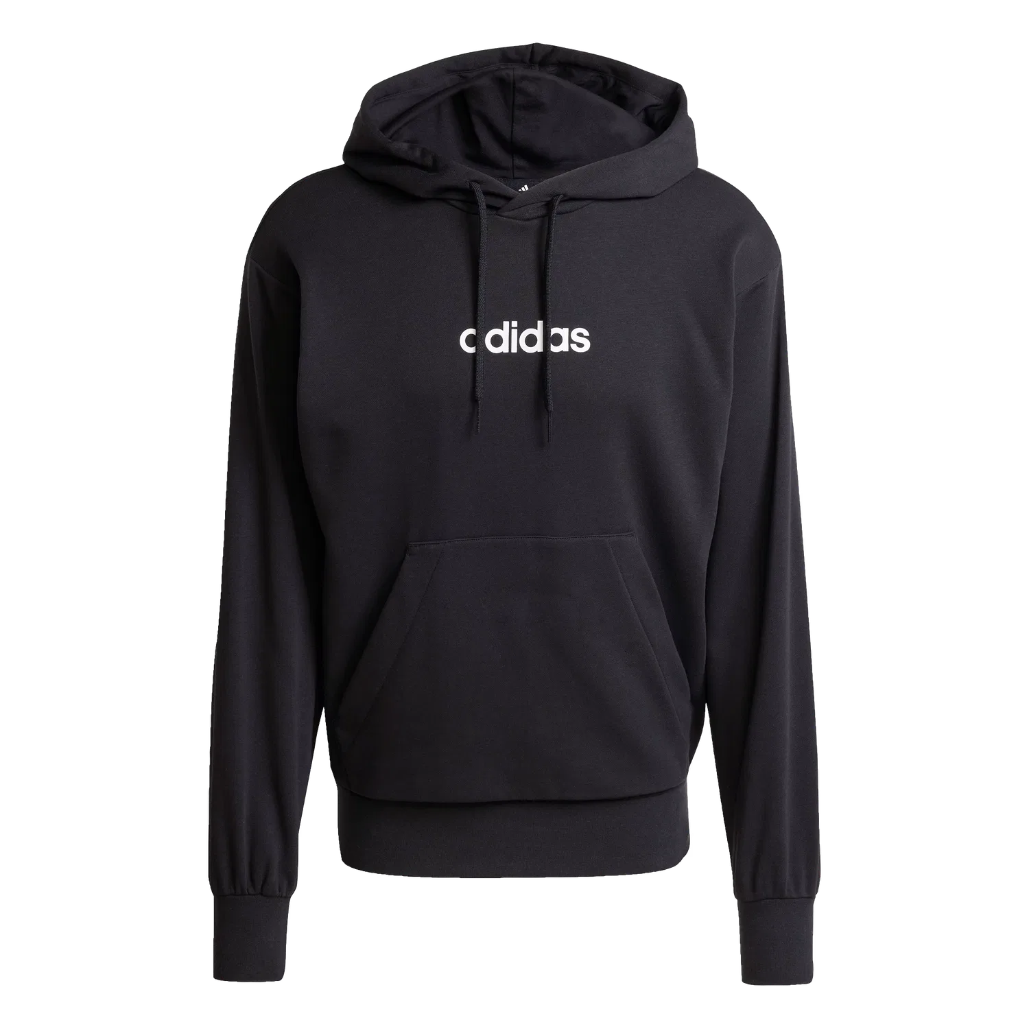 Мужское худи с капюшоном Adidas, черный