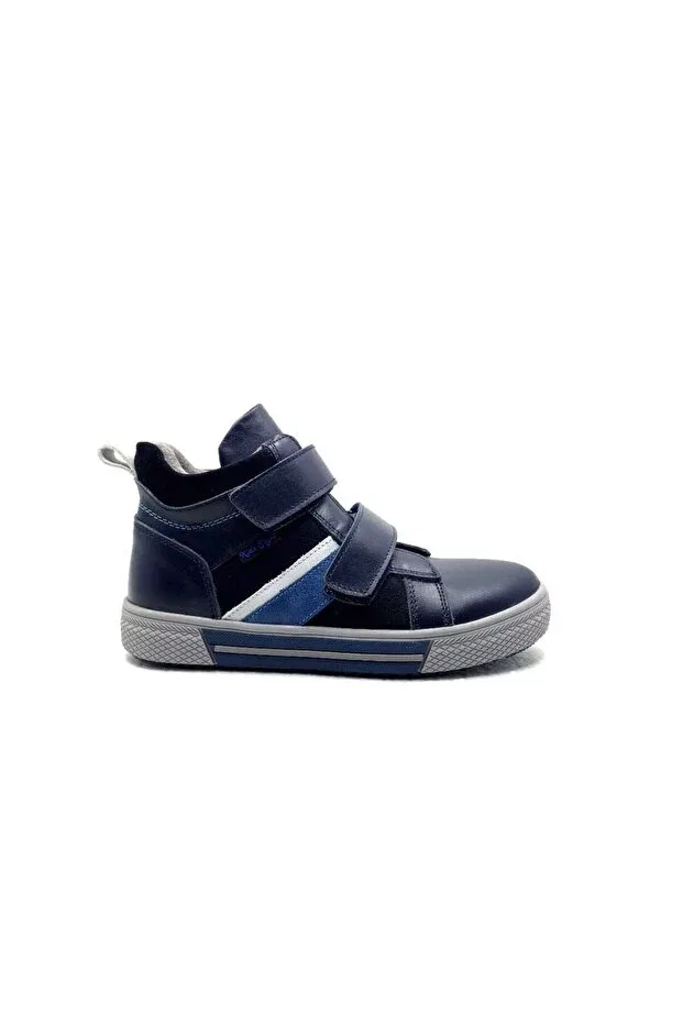 Детские ботинки для девочек на плоской подошве Happy Walk, Navy Blue