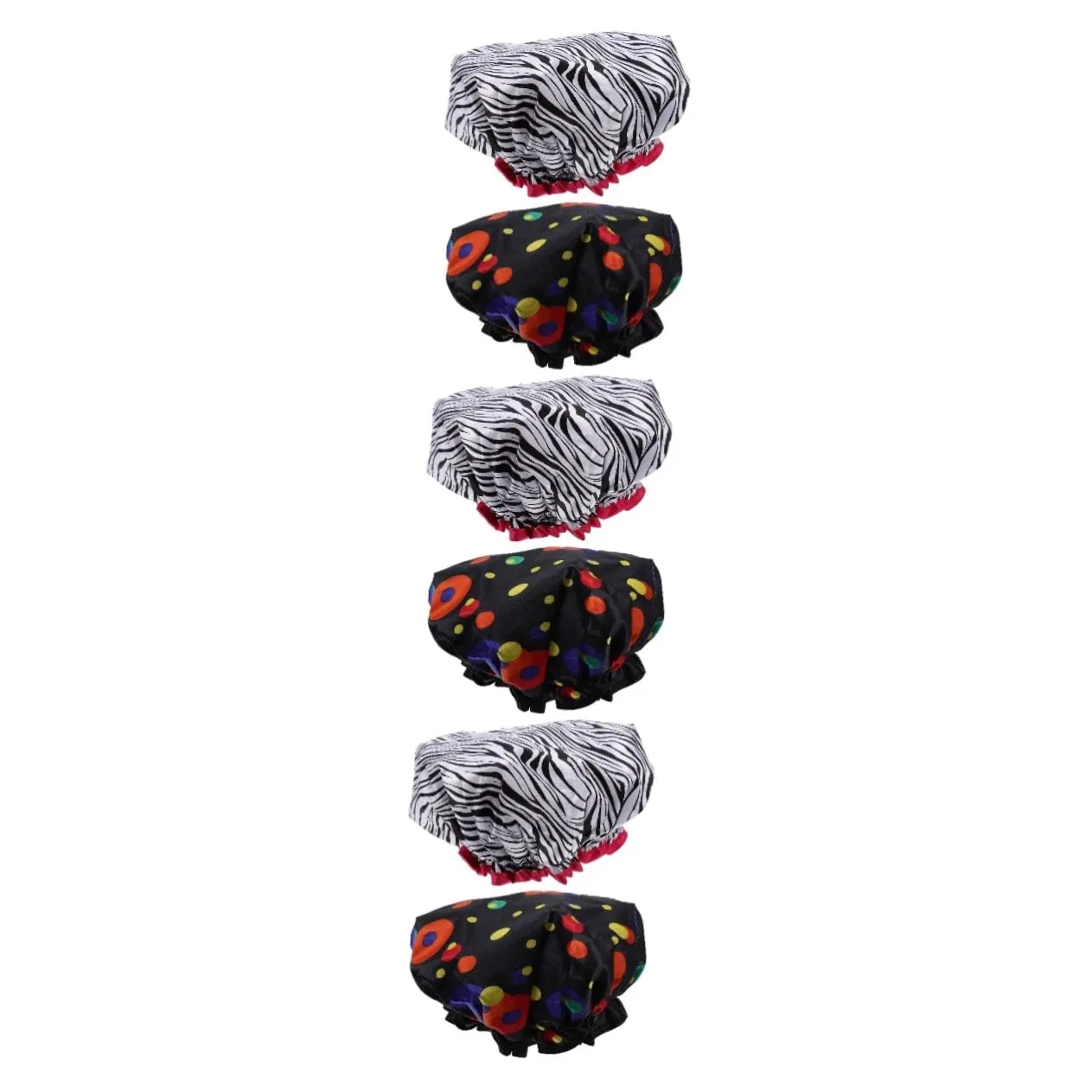 Шапочка для душа 6 шт, FRCOLOR, 26x26 см, мультиколор