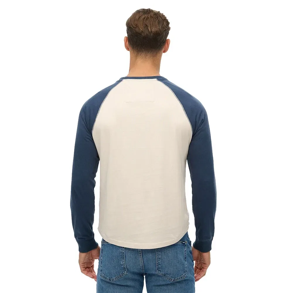 Футболка с длинным рукавом Vintage Athletic Baseball Superdry, белый — фото 2