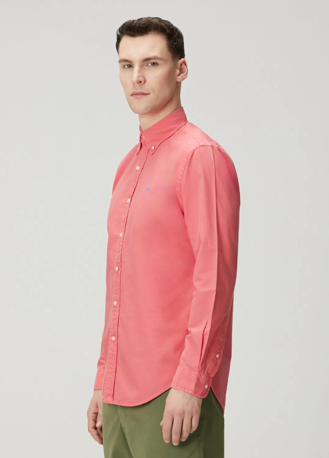 Рубашка Polo Ralph Lauren, pembe — фото 3