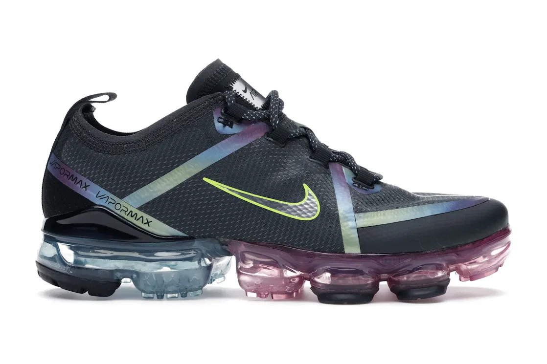 Детские кроссовки Lifestyle Nike Air VaporMax 2019, Dark Smoke Grey/Silver-Black-Multi-Color