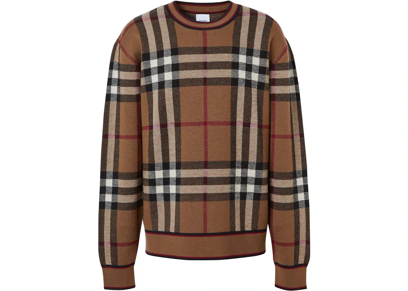 Мужской свитер в клетку Naylor Check Burberry, Brown
