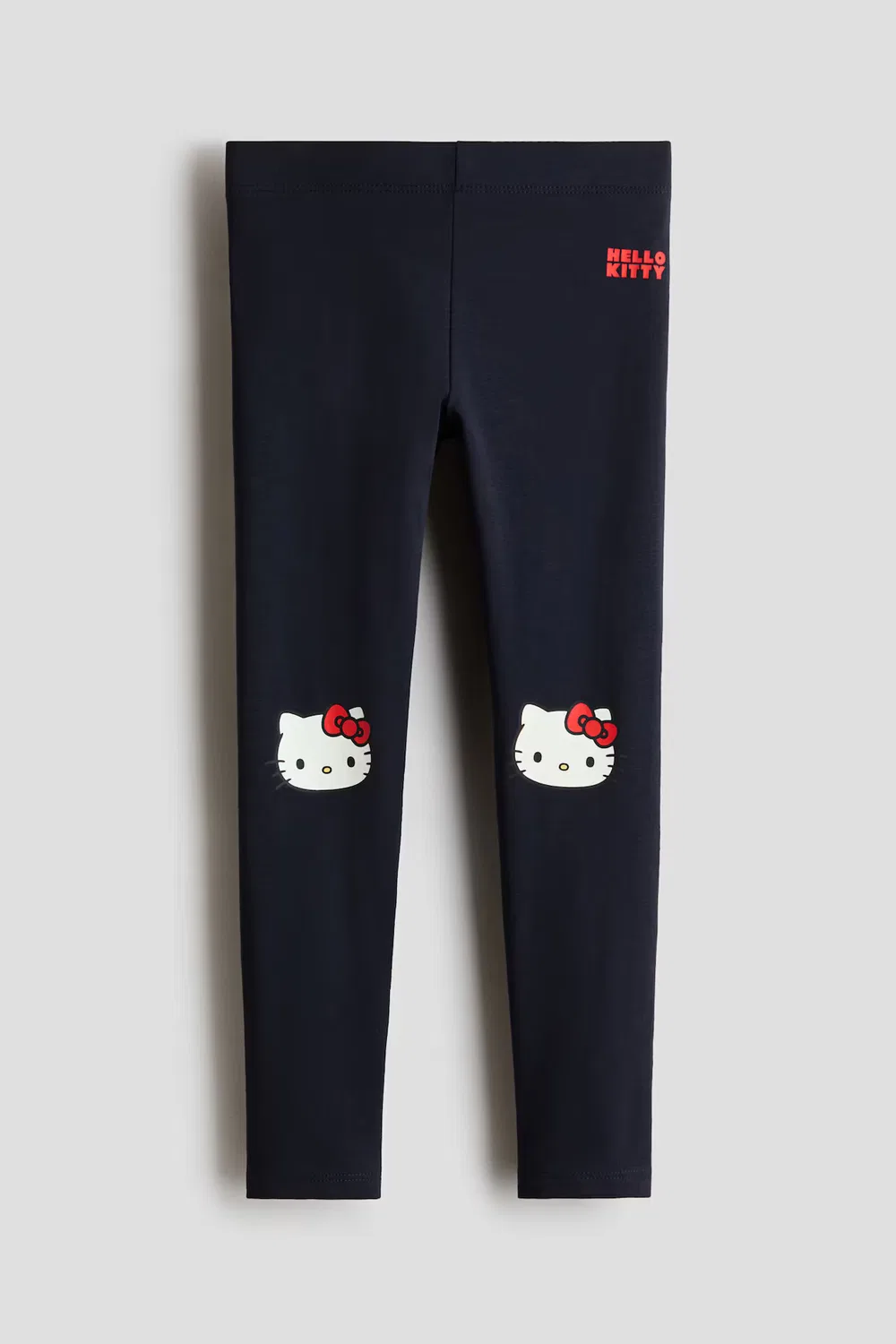 Леггинсы из хлопка с принтом H&M, Marineblau/Hello Kitty