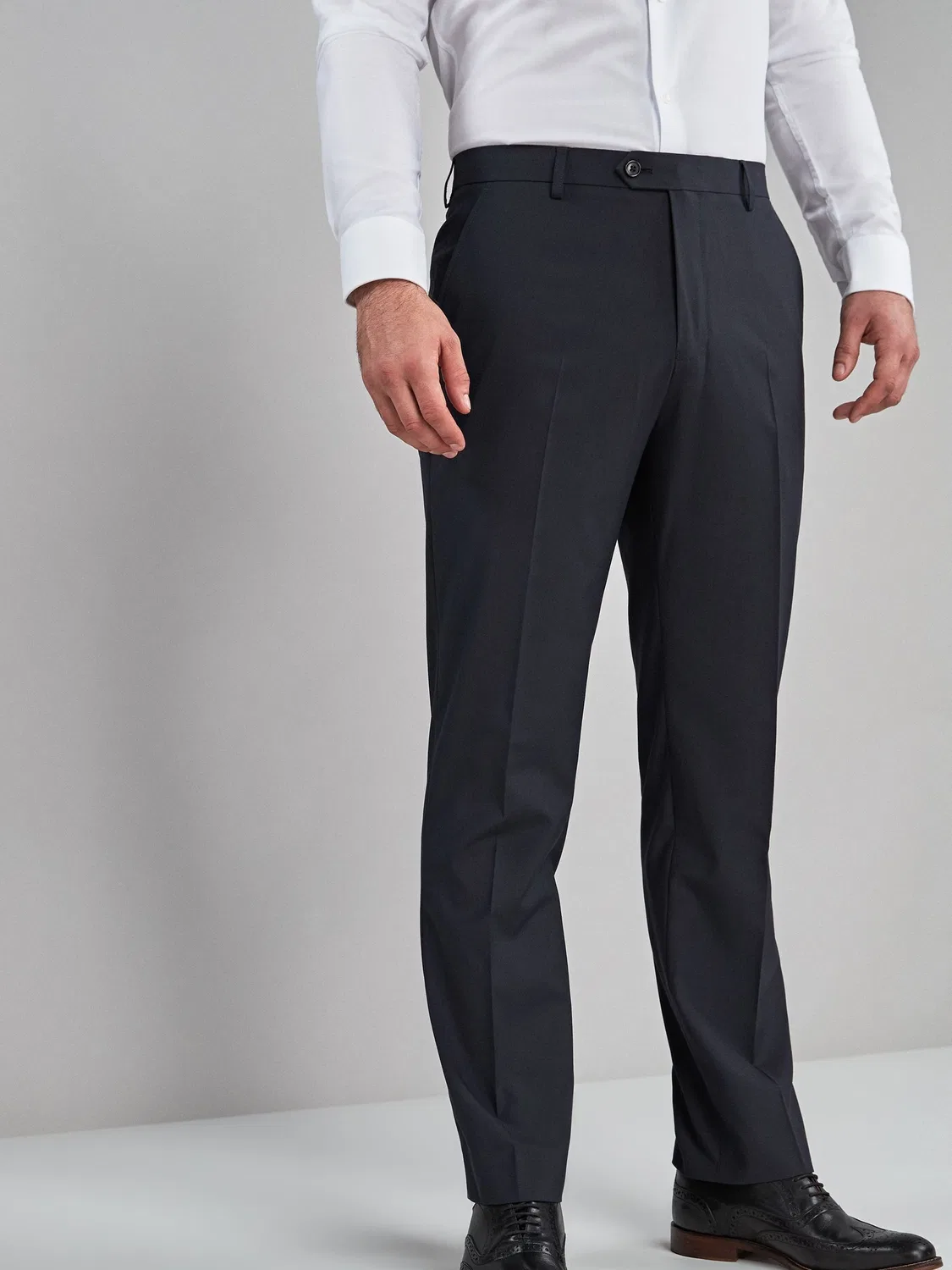 Брюки зауженные Next Navy Blue