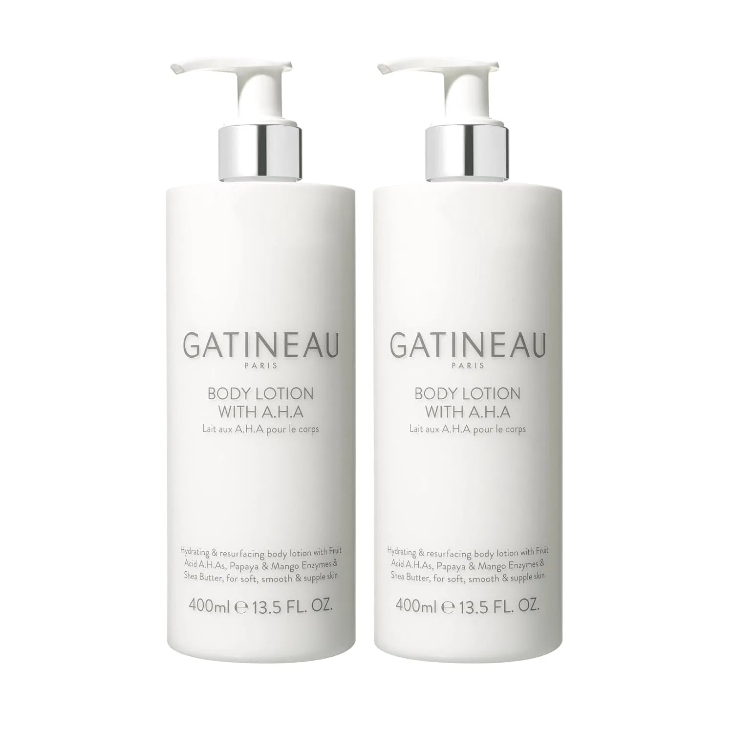 Лосьон для тела AHA, 2х400 мл, Gatineau, Shea Butter