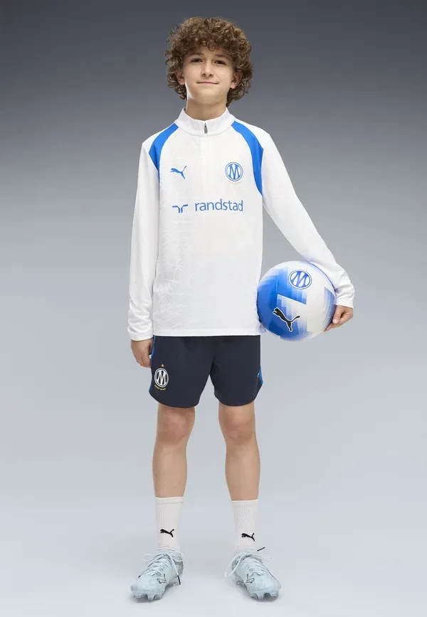 Футболка с длинным рукавом Polyester Puma White Team Royal, белый