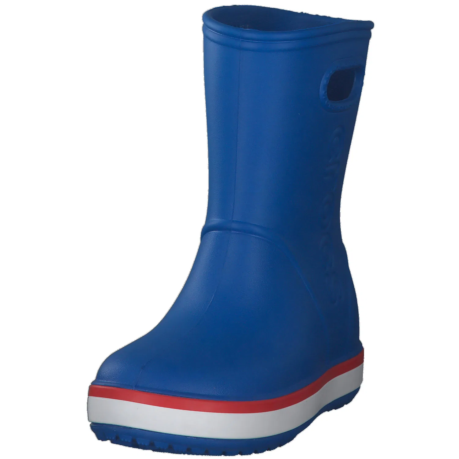 Детские резиновые сапоги Crocband Rain Boot K Crocs, Hellblau / Braun — фото 4