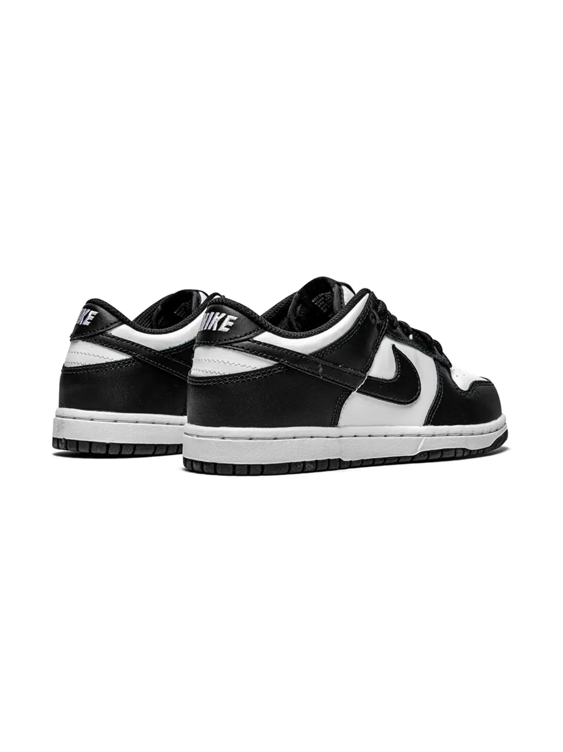 Nike Кроссовки Dunk Low Черно-белые — фото 3