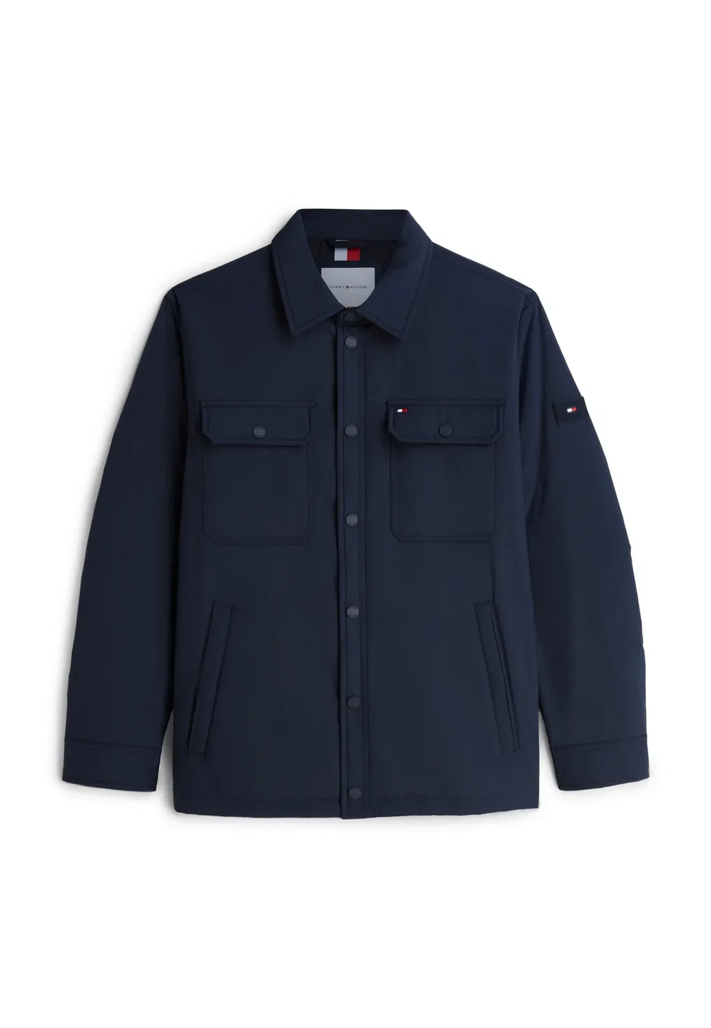 Складная легкая рубашка-куртка - летняя куртка Tommy Hilfiger, Navy Blue — фото 4