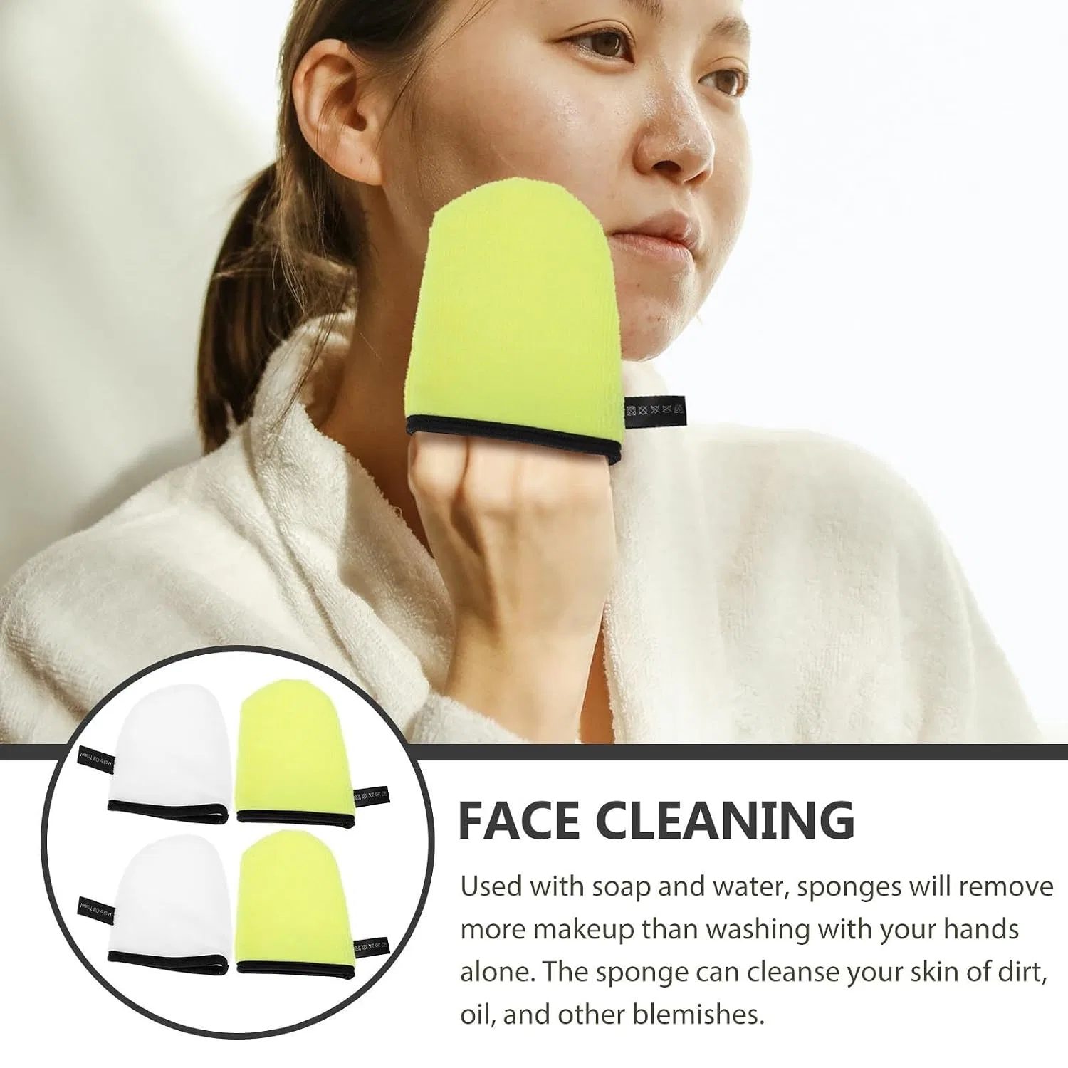 Салфетки для снятия макияжа Peeling Gesichtstücher, 4 шт, HEATSHAKING — фото 3