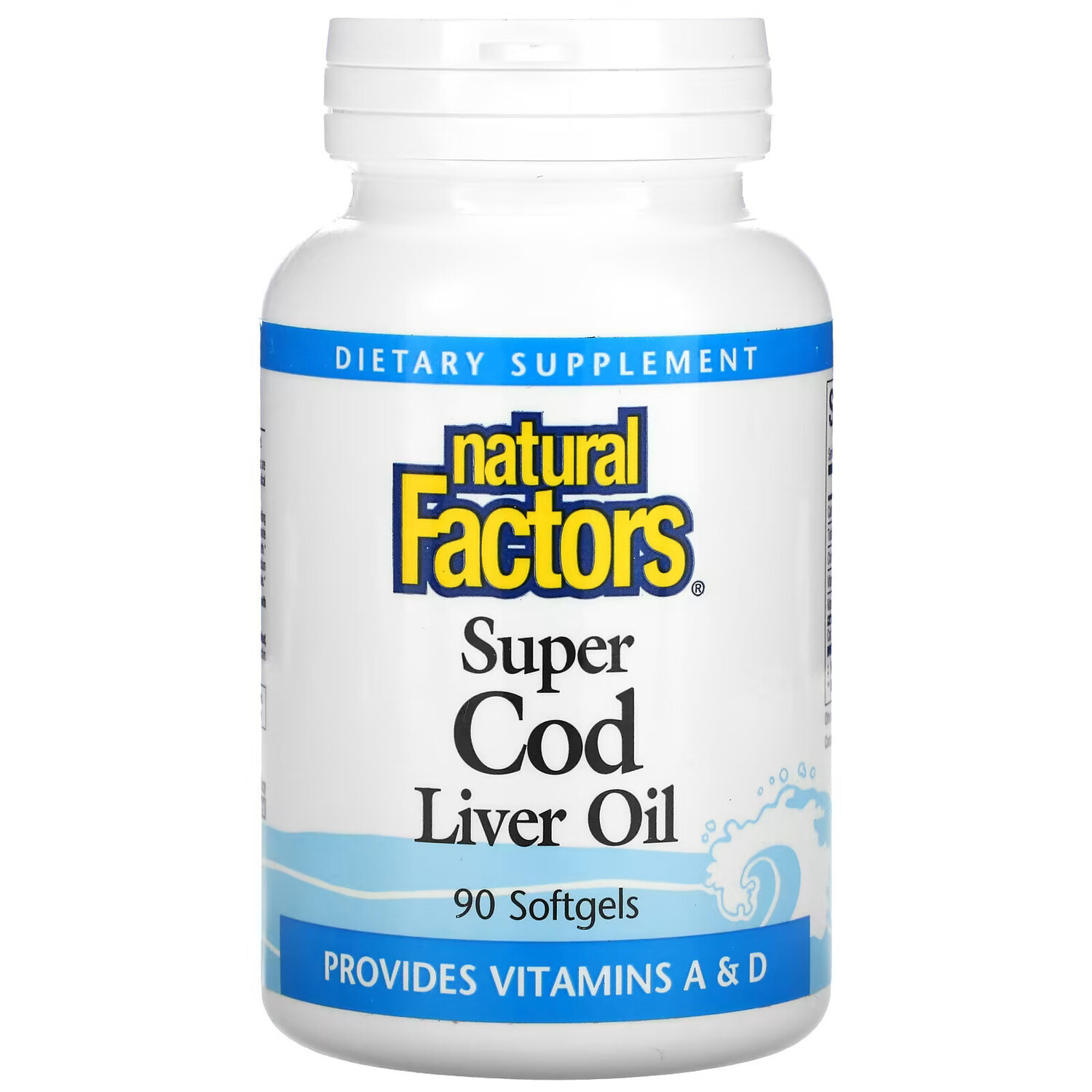 

Natural Factors, супержир печени трески, 90 мягких таблеток