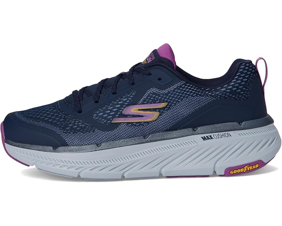 Кроссовки SKECHERS Max Cushioning Premier 2.0, цвет Navy/Purple — фото 4