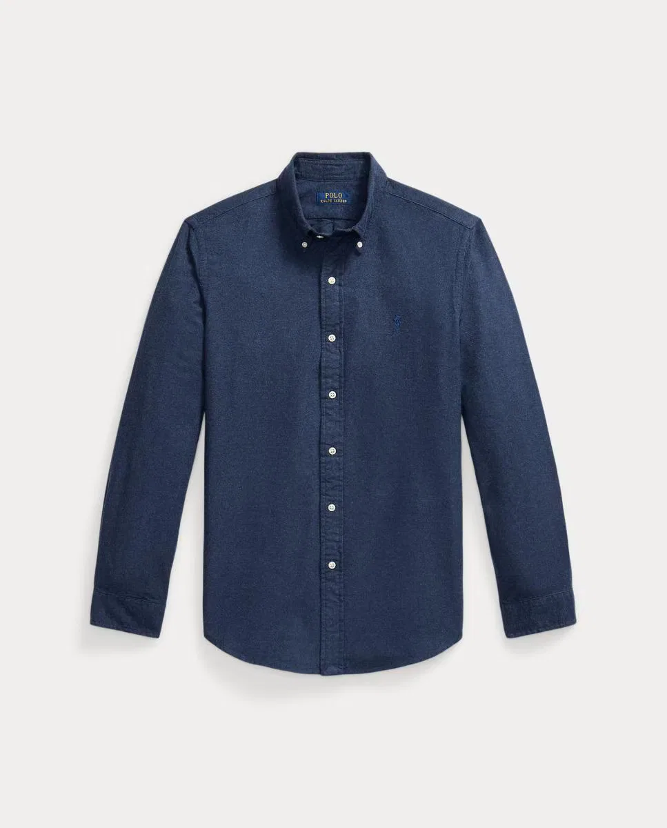 Мужская рубашка, Oxford Jaspeada Custom Fit, Polo Ralph Lauren, серый — фото 4